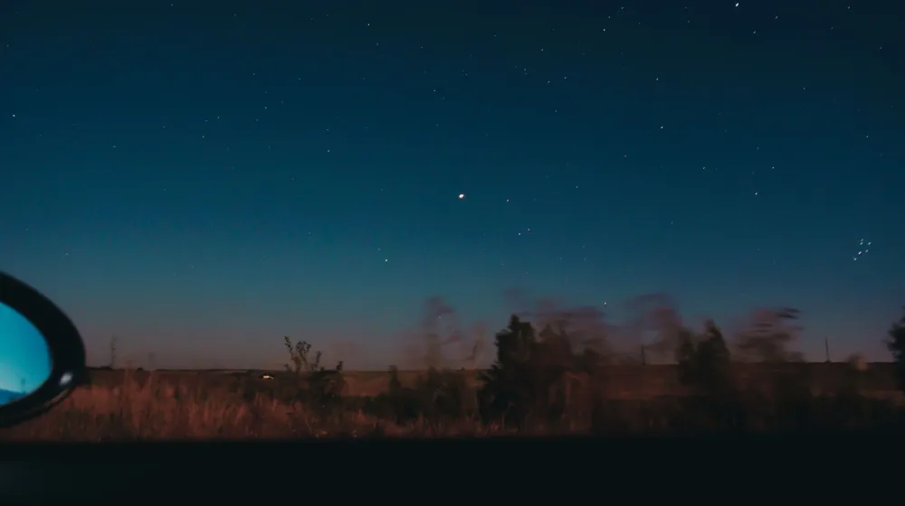 Cielo nocturno estrellado